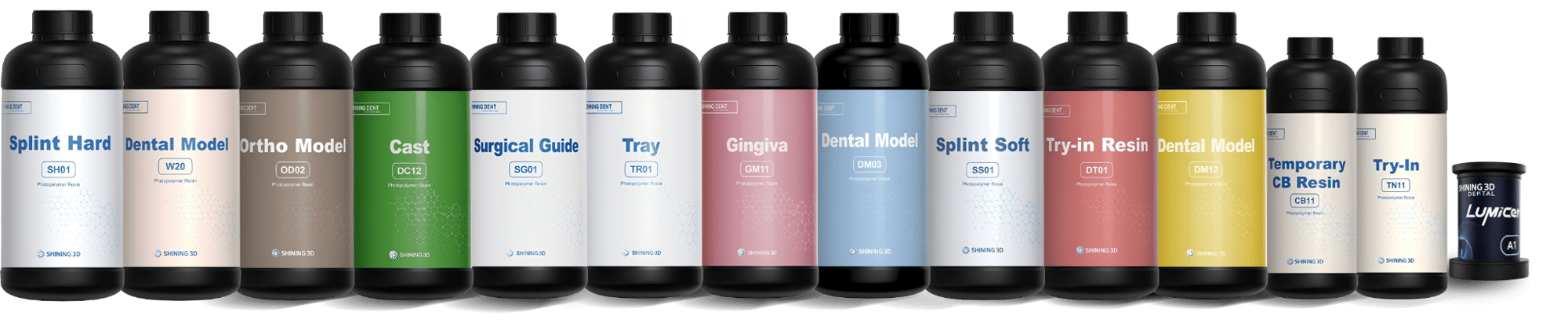 SHINING 3D DENTAL Printing resins