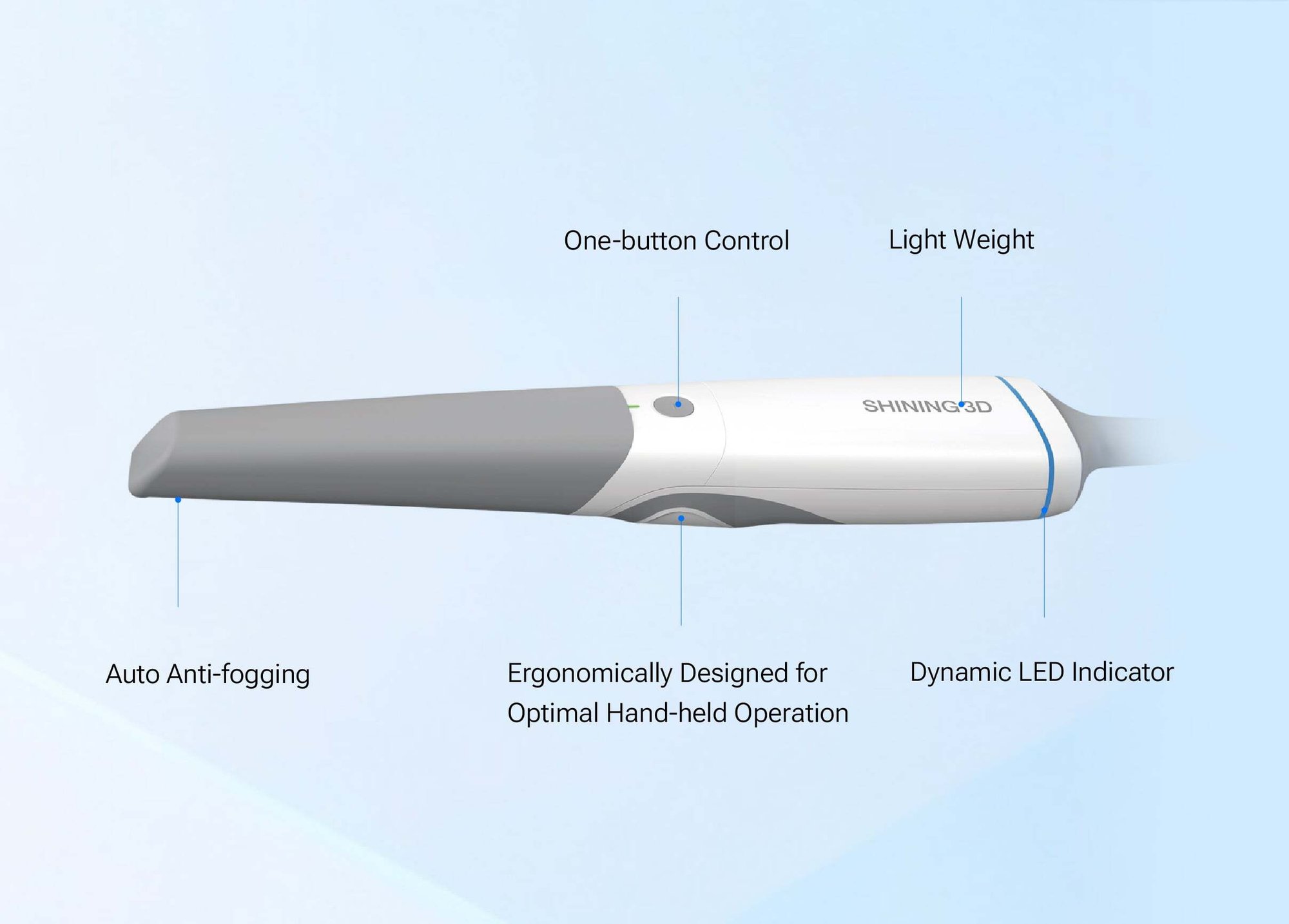 Aoralscan 3 scanner intra-oral SHINING 3D