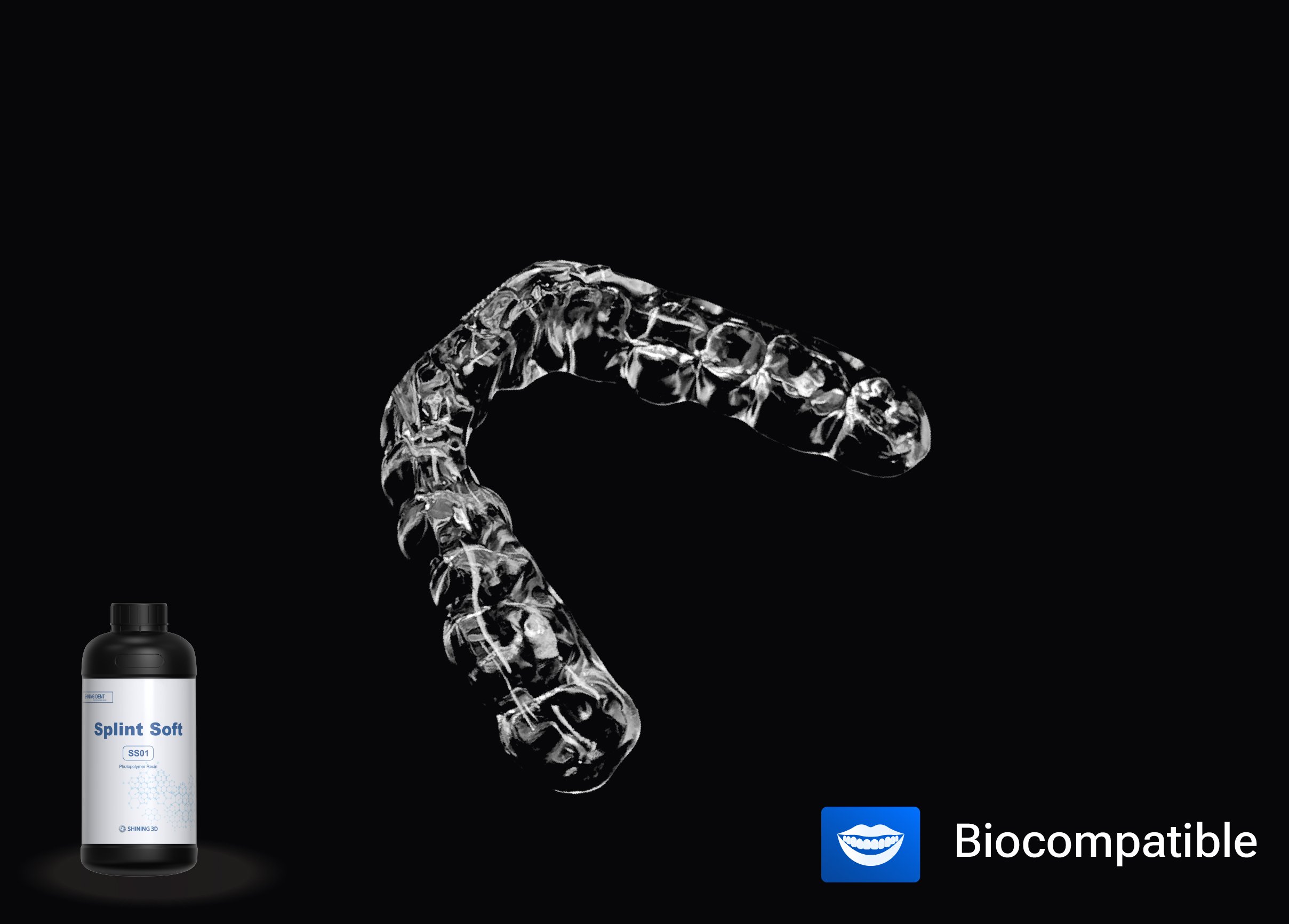 shining 3d soft splint 3D printing resin