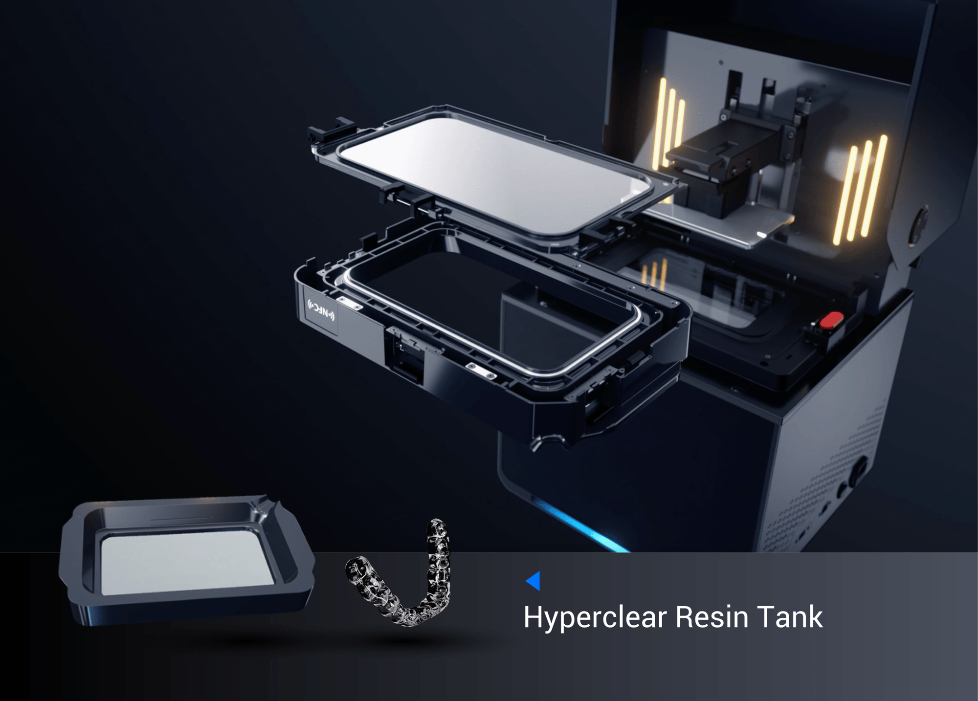 AccuFab-F1-with optional hyper resin tank