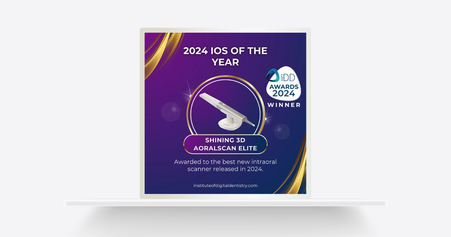 Shining 3d elite won the- 2024 IOS of the Year- award from IDD