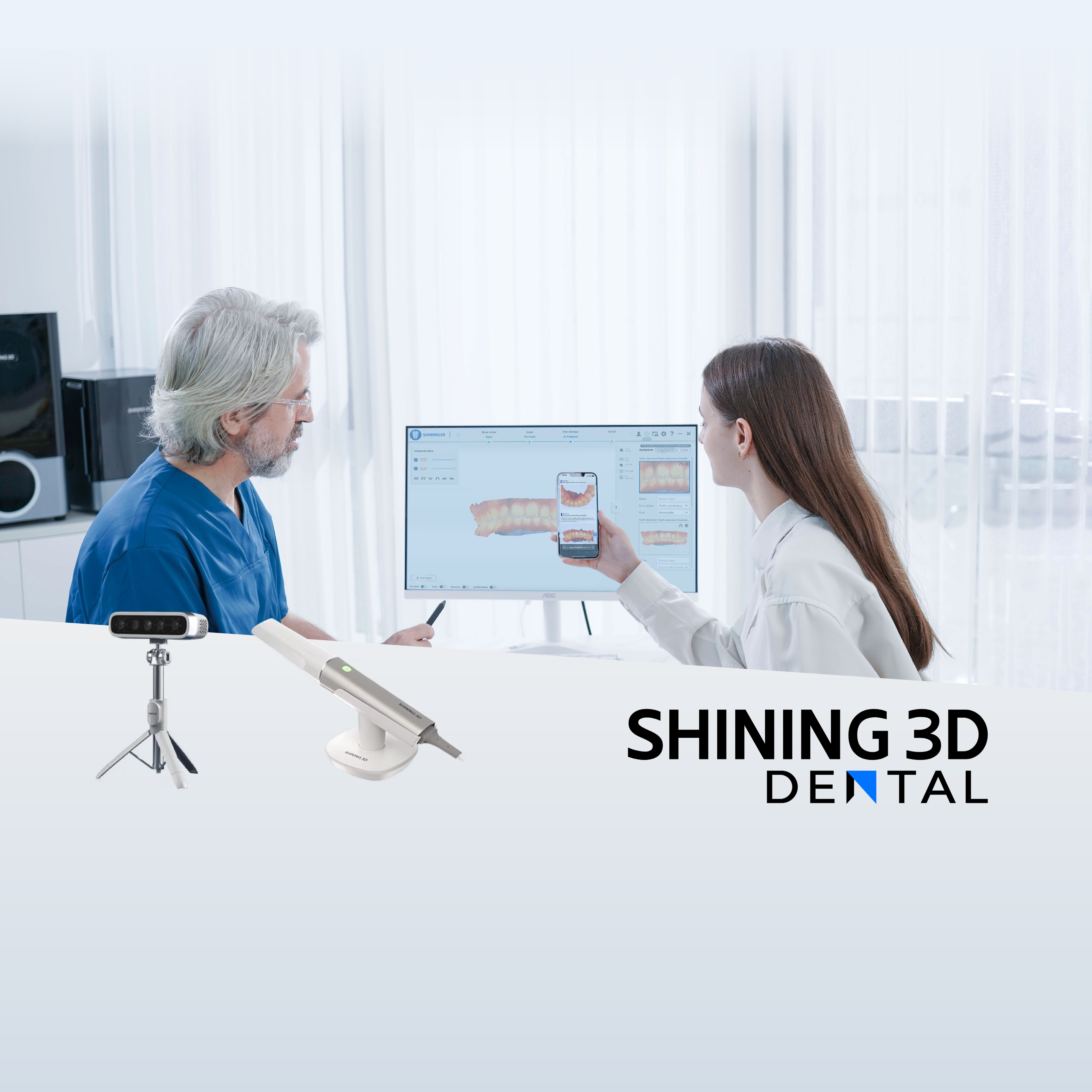 SHINING 3D Digital Dentistry Workflow for Dental Clinics